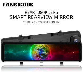 11.88'' 4G ADAS Android 8.1 Quad-Core 2GB RAM Car DVR Dash camera GPS Wifi Bluetooth 1080P Auto Registrator Rearview mirror Z70
11.88'' 4G ADAS Android 8.1 Quad-Core 2GB RAM Car DVR Dash camera GPS Wifi Bluetooth 1080P Auto Registrator Rearview mirror Z70