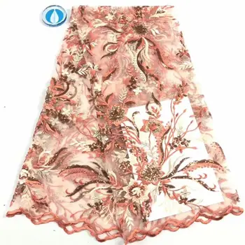 Hot sale 5 Yards African Lace Fabric High Quality Lace Nigerian Lace Fabrics Embroidery Tulle French Lace For Women Dress
Hot sale 5 Yards African Lace Fabric High Quality Lace Nigerian Lace Fabrics Embroidery Tulle French Lace For Women Dress