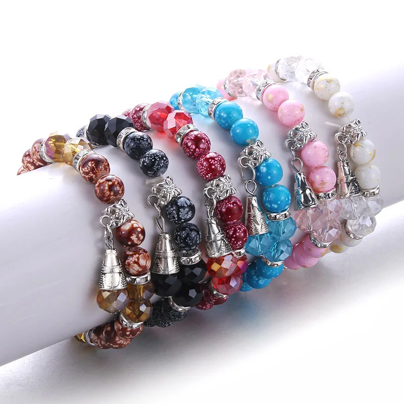 Natural stone Rhinestone Silver beads Solid color glass bead Drop Pendant Beaded bracelet women fashion vintage Charm bracelets
Natural stone Rhinestone Silver beads Solid color glass bead Drop Pendant Beaded bracelet women fashion vintage Charm bracelets