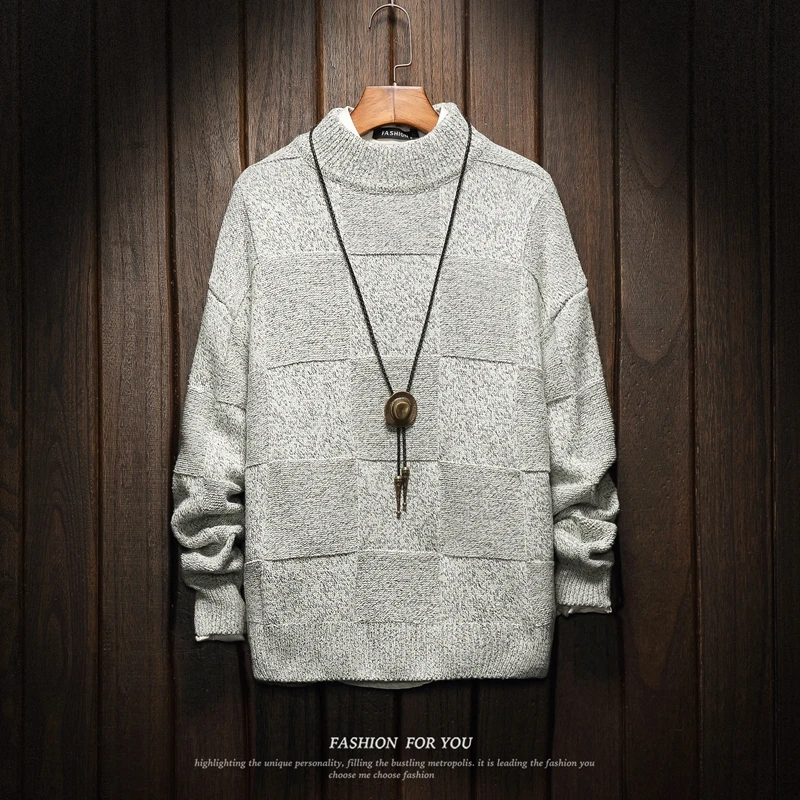Plaid Turtleneck Sweater Men Fashion Brand Winter Clothes Male Solid Casual Sweaters Men Plus Size Top Quality Pullover Sweaters
Plaid Turtleneck Sweater Men Fashion Brand Winter Clothes Male Solid Casual Sweaters Men Plus Size Top Quality Pullover Sweaters