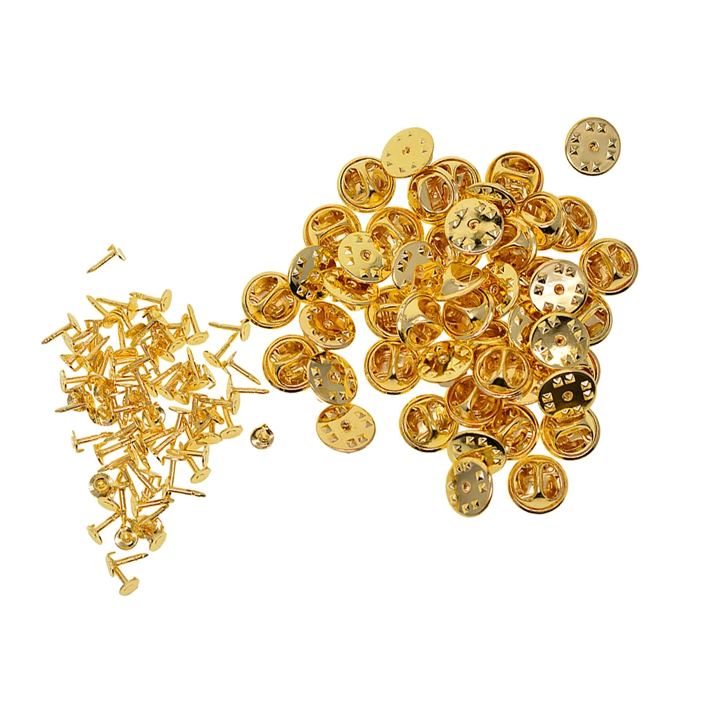 50x Badge Tie Tacks Butterfly Pinch Back Pins Clutch Back Lapel Scatter Pin 50x Badge Tie Tacks Butterfly Pinch Back Pins Clutch Back Lapel Scatter Pin