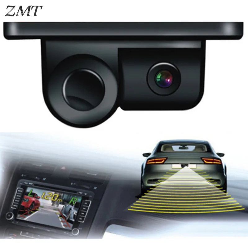 Vehicle Visual Two-in-One Reversing Radar Camera Buzzer Sound Car Rear View Black High Definition Reverse Acoustic Image PZ450
Vehicle Visual Two-in-One Reversing Radar Camera Buzzer Sound Car Rear View Black High Definition Reverse Acoustic Image PZ450