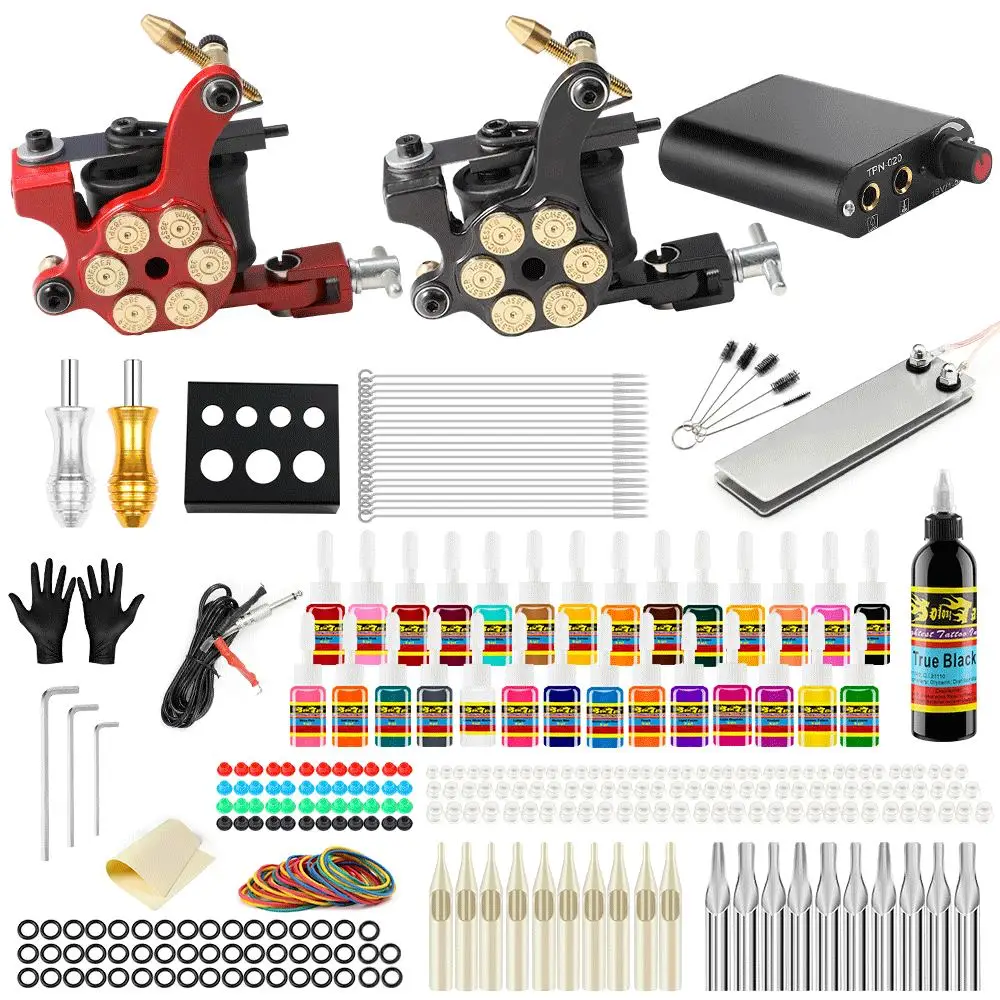 Stigma 2018 Tattoo Machine Set Liner Shader Clip Cord 2 Guns New Arrival Kit Practice Skin 28 Color Ink Pigment TK204-18
Stigma 2018 Tattoo Machine Set Liner Shader Clip Cord 2 Guns New Arrival Kit Practice Skin 28 Color Ink Pigment TK204-18