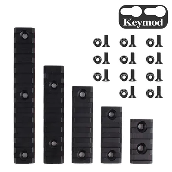 

5pcs/set 21mm Keymod Picatinny Rail for Keymod Handguards Tactical Rifle Mount Base Rail Airsoft Hunting Gun Accessories