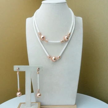 Yuminglai Rose Gold Color Dubai Jewelry Sets for Women African Luxury Jewelry Sets FHK9335 
Yuminglai Rose Gold Color Dubai Jewelry Sets for Women African Luxury Jewelry Sets FHK9335