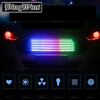 Car-Styling Flow Type Led Strip Lights Universal Fit For Car Front Grille Network Light Bar Turn Signal Brake DRL
Car-Styling Flow Type Led Strip Lights Universal Fit For Car Front Grille Network Light Bar Turn Signal Brake DRL