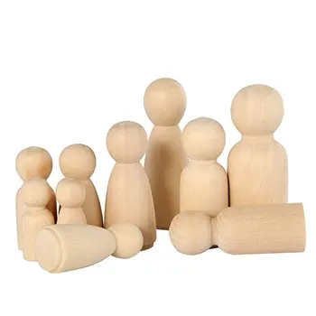 50Pcs Unfinished Wooden Peg Dolls Wooden Tiny Doll Bodies People Decorations Art And Creative Diy Craft For Kids
50Pcs Unfinished Wooden Peg Dolls Wooden Tiny Doll Bodies People Decorations Art And Creative Diy Craft For Kids