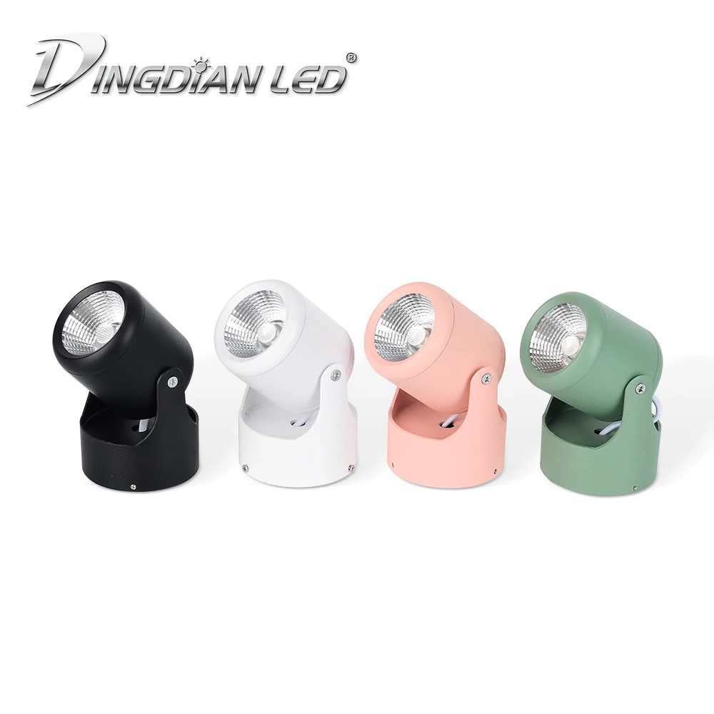 COB Spotlight Macaron Surface Mounted Ceiling Downlights 5W AC85-220V Nordic LED Spot Light Ceiling Lamp for Living room Decor 
COB Spotlight Macaron Surface Mounted Ceiling Downlights 5W AC85-220V Nordic LED Spot Light Ceiling Lamp for Living room Decor