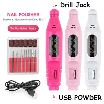 1Set Electric Nail Drill Machine Kit USB Charging Manicure Machine Pedicure 6 Bits Sanding Buffer Nail File Nail Art Pen TSLM1
1Set Electric Nail Drill Machine Kit USB Charging Manicure Machine Pedicure 6 Bits Sanding Buffer Nail File Nail Art Pen TSLM1