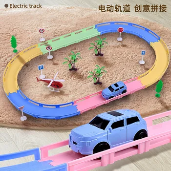 Children Motor-driven Orbit A Car Alpinia Oxyphylla Diy Assembling Train Orbit Toys Plastic Automobile Model
Children Motor-driven Orbit A Car Alpinia Oxyphylla Diy Assembling Train Orbit Toys Plastic Automobile Model