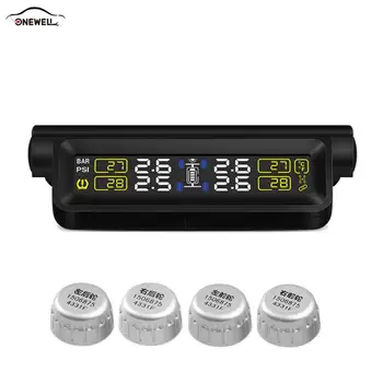 Solar Car Tire Pressure Monitor System TPMS Wireless 4 Internal / External Sensor Auto Temperature Solar
Solar Car Tire Pressure Monitor System TPMS Wireless 4 Internal / External Sensor Auto Temperature Solar