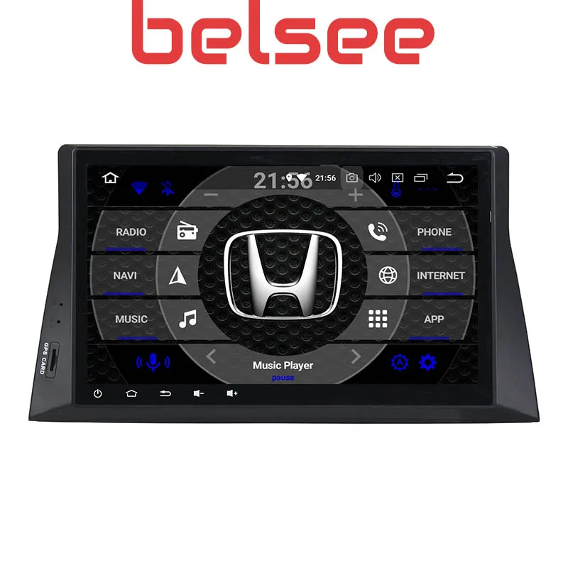 Belsee для Honda Accord 8 2008 2009 2010 2011 низкий уровень Android 9 0 головное устройство ядер
