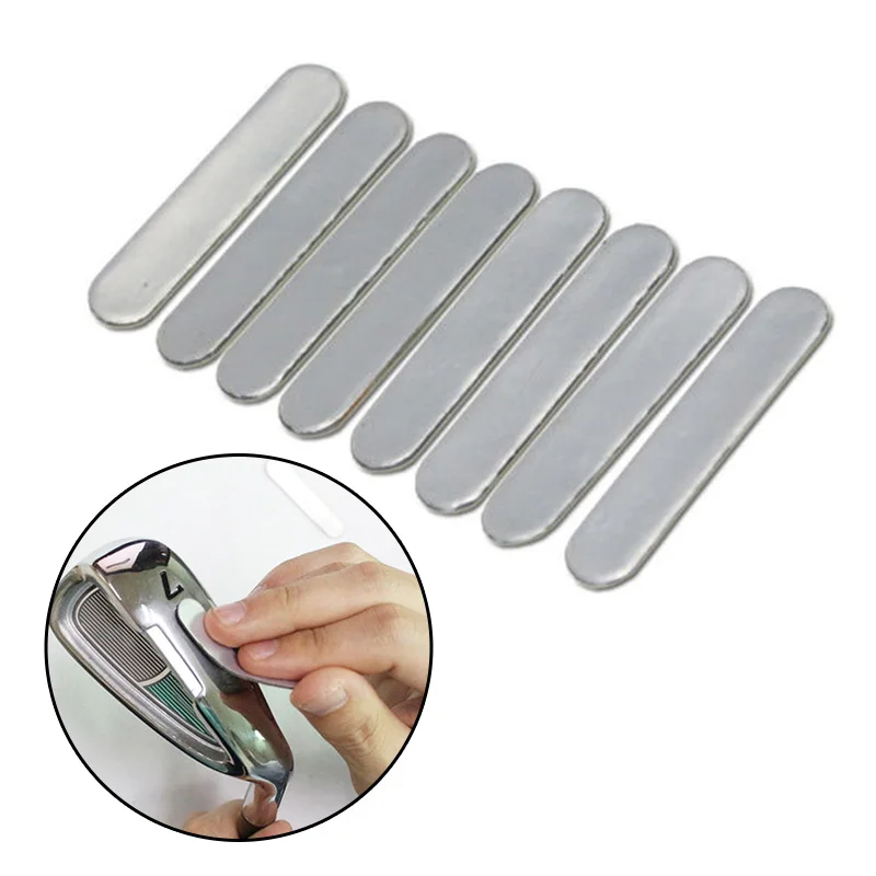 8pcs/set Adhesive Lead Tape Strip Sticky Add Head Weight Golf Club Tennis Racket Lead Tape Strips Golf Training Equipment
8pcs/set Adhesive Lead Tape Strip Sticky Add Head Weight Golf Club Tennis Racket Lead Tape Strips Golf Training Equipment