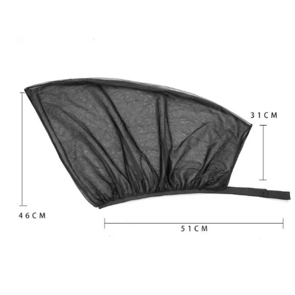 1 pair of car black gauze side curtain side window sunshade summer sunscreen mosquito blind shade hood
1 pair of car black gauze side curtain side window sunshade summer sunscreen mosquito blind shade hood