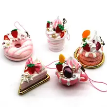 Simulation Strawberry Cake Keychain Pendant Mobile Phone Strap Bag Miniature Food Simulation Model Crafts Phone Shell Patch Arts
Simulation Strawberry Cake Keychain Pendant Mobile Phone Strap Bag Miniature Food Simulation Model Crafts Phone Shell Patch Arts