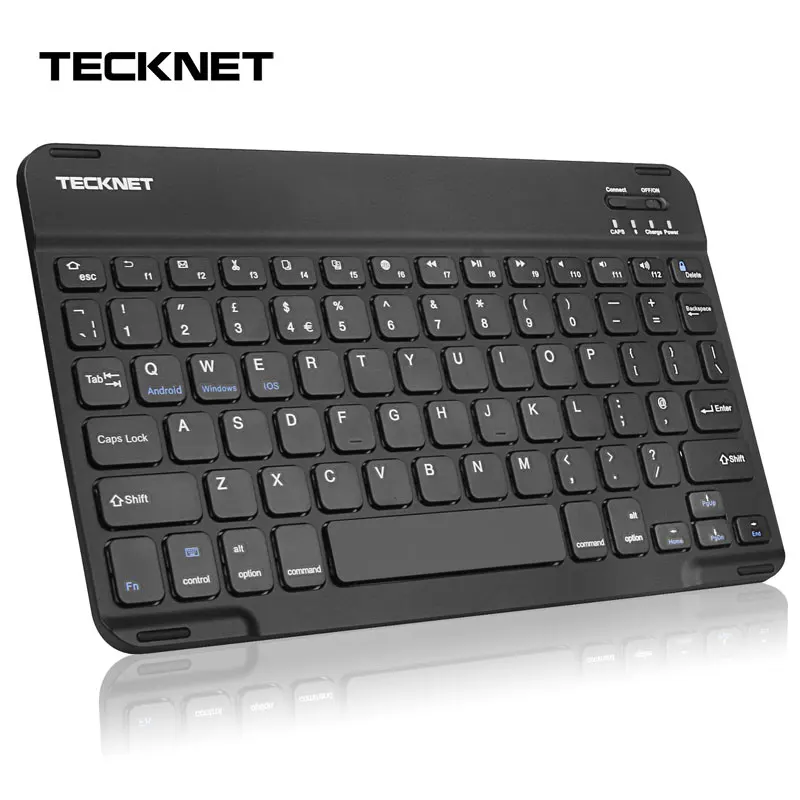TeckNet Mini Rechargeable Bluetooth Keyboard Wireless Keyboard for iPad Phone Tablet Bluetooth Wireless Keyboard For Android Win
TeckNet Mini Rechargeable Bluetooth Keyboard Wireless Keyboard for iPad Phone Tablet Bluetooth Wireless Keyboard For Android Win