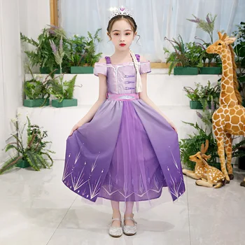 Girl Elsa Dress Sets For Girl Snow Queen Princess Cosplay Kids Anna Purple Magic Costume Children Birthday Party Girl Clothing
Girl Elsa Dress Sets For Girl Snow Queen Princess Cosplay Kids Anna Purple Magic Costume Children Birthday Party Girl Clothing