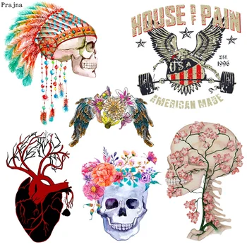 Prajna Skull Flower Iron-On Transfers Punk Heart Heat Transfers PVC Patch For Clothes Thermal Transfers Vinyl Ironing Stickers 
Prajna Skull Flower Iron-On Transfers Punk Heart Heat Transfers PVC Patch For Clothes Thermal Transfers Vinyl Ironing Stickers
