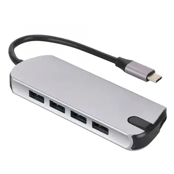 Type-C Multi-Function Converter Adapter USB HUB Splitter Charging Card Reader Hot
Type-C Multi-Function Converter Adapter USB HUB Splitter Charging Card Reader Hot