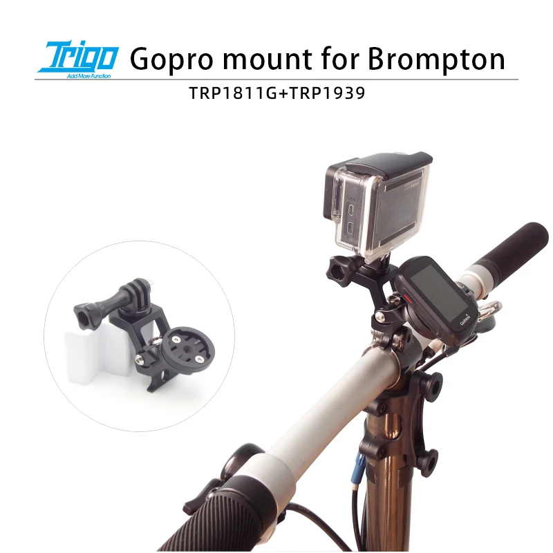 TRIGO TRP1811G Folding Bike Computer Mount Gopro Bracket For Brompton Modified Accessories
TRIGO TRP1811G Folding Bike Computer Mount Gopro Bracket For Brompton Modified Accessories