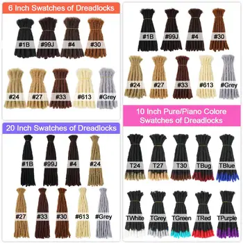6 10 20 Inch Handmade Dreadlocks Crochet Hair Afro Wholesale Bulk Hair Synthetic Ombre Braiding Hair Extensions For Black Women
6 10 20 Inch Handmade Dreadlocks Crochet Hair Afro Wholesale Bulk Hair Synthetic Ombre Braiding Hair Extensions For Black Women