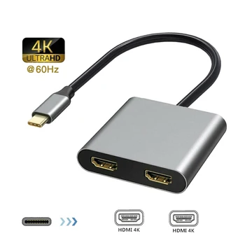 USB 3.1 Type-C to Dual 4K HD HDMI Adapter USB-C Converter Support Dual-Screen Display for MacBook for Samsung Dex Galaxy S10/S9
USB 3.1 Type-C to Dual 4K HD HDMI Adapter USB-C Converter Support Dual-Screen Display for MacBook for Samsung Dex Galaxy S10/S9