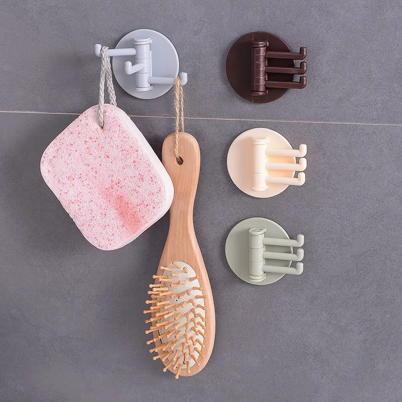 5-Color Seamless Adhesive Hook Rotatable Multifunction Strong Bearing Bathroom Wall Hanger Stick Kitchen Office Key Sticky Rack
5-Color Seamless Adhesive Hook Rotatable Multifunction Strong Bearing Bathroom Wall Hanger Stick Kitchen Office Key Sticky Rack