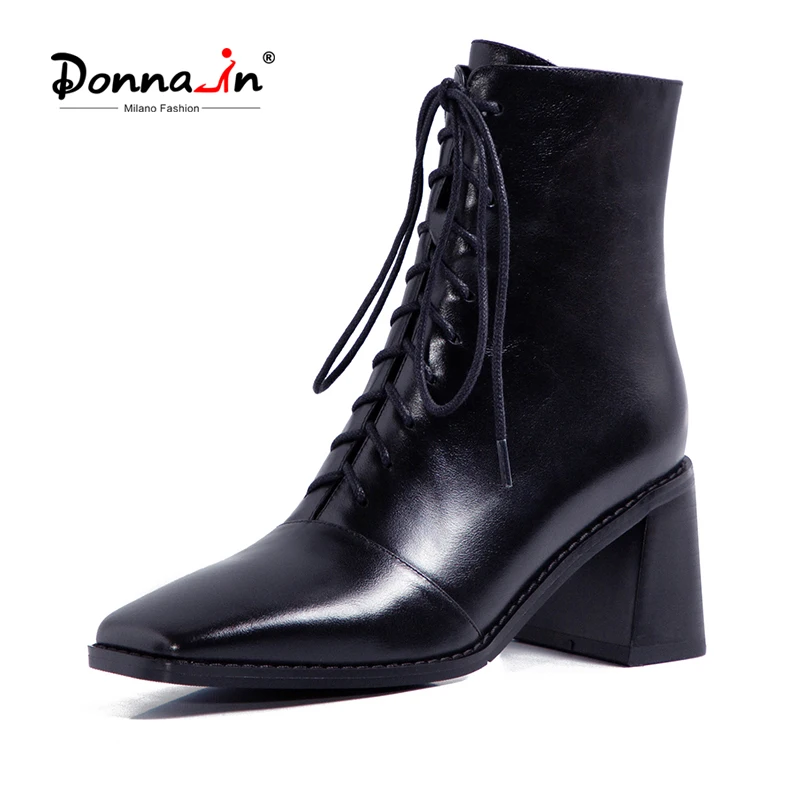 Donna-in Classical Martin Women's Boots Square Toe Mid-heel Autumn Winter Lace-up Female Shoes Fashion British Chelsea Boot Â
Donna-in Classical Martin Women's Boots Square Toe Mid-heel Autumn Winter Lace-up Female Shoes Fashion British Chelsea Boot Â