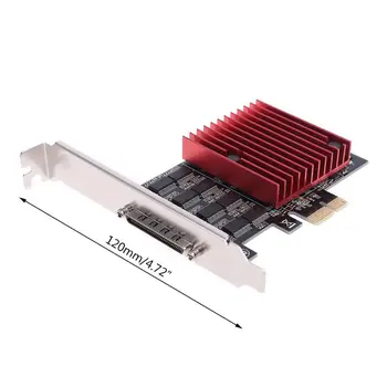 8Port PCIE to DB9 RS232 Serial Riser Card Controller Express Extension Converter X3UB
8Port PCIE to DB9 RS232 Serial Riser Card Controller Express Extension Converter X3UB