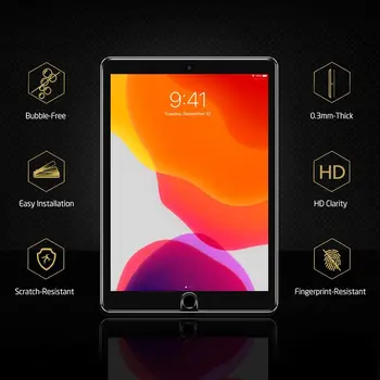 Tablet Tempered Glass Screen Protector Cover for Apple IPad 2019 7th 10.2 Inch Explosion-Proof Anti-Scratch Screen Film
Tablet Tempered Glass Screen Protector Cover for Apple IPad 2019 7th 10.2 Inch Explosion-Proof Anti-Scratch Screen Film