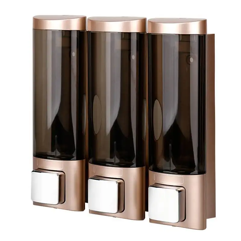 Liquid Soap Dispenser Wall Mount ABS Triple Double Single Detergent Shampoo Dispenser Bathroom Lotion Pump Dispensers Bottle 
Liquid Soap Dispenser Wall Mount ABS Triple Double Single Detergent Shampoo Dispenser Bathroom Lotion Pump Dispensers Bottle