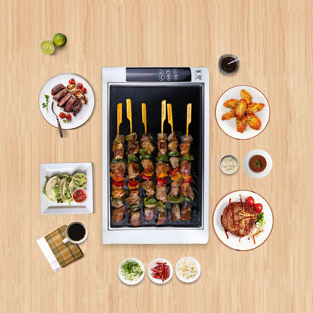 Electric Grill Pan Multi function Non Stick Ceramic Smokeless Electric BBQ Grill Electric Meat Barbecue Machine Cooking Pans
Electric Grill Pan Multi function Non Stick Ceramic Smokeless Electric BBQ Grill Electric Meat Barbecue Machine Cooking Pans