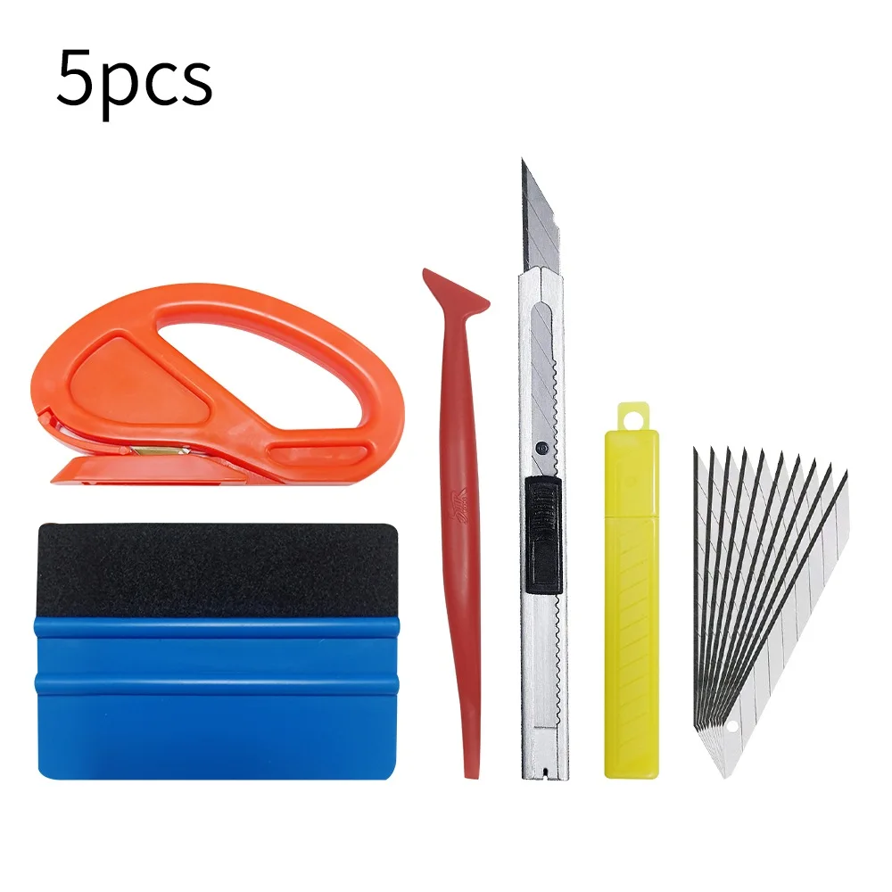 Car Glass Sun Explosion-Proof Film Tool 5Pcs Set Color Film Paste Film Combination Scraper Tool Car Supplies Accessories Kit
Car Glass Sun Explosion-Proof Film Tool 5Pcs Set Color Film Paste Film Combination Scraper Tool Car Supplies Accessories Kit