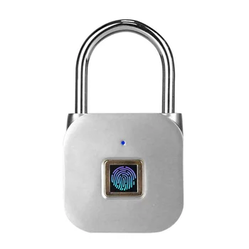 Waterproof Keyless Lock Smart Padlock Thumbprint Door Padlocks Portable Anti-Theft Lock USB Rechargeable Small Padlock
Waterproof Keyless Lock Smart Padlock Thumbprint Door Padlocks Portable Anti-Theft Lock USB Rechargeable Small Padlock