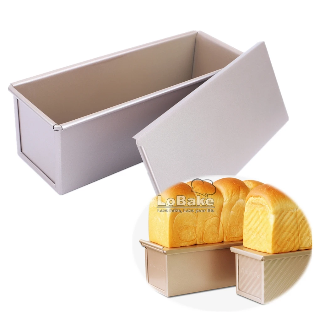 Nonstick 300g rectangle cube carbone steel bread toast box mold with lid cover loaf pan tin moulds DIY oven baking tools
Nonstick 300g rectangle cube carbone steel bread toast box mold with lid cover loaf pan tin moulds DIY oven baking tools