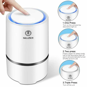 Air Purifier Freshener Necklace Mini Ionizer Low Noise Health For Home Cleaning Efficiency (CADR) 51-150 M³ / H
Air Purifier Freshener Necklace Mini Ionizer Low Noise Health For Home Cleaning Efficiency (CADR) 51-150 M³ / H