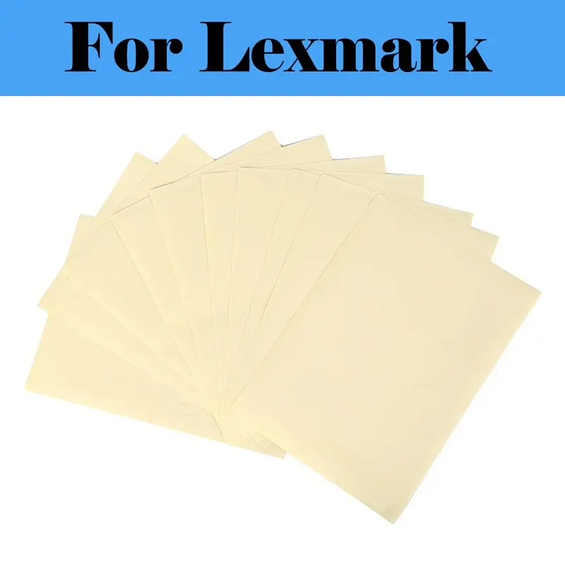 10Sheets Self Adhesive Vinyl A4 Clear Transparent Laser Printer For Lexmark CX410 CX410de CX410e CX5 CX510 CX6 CX725de CX820de | Канцтовары
