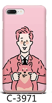 For iPhone X 8 8Plus 7 6 6S Plus XR 6.1 Cool Tiger Owl Cat Dog Cartoon Painted Silicone Phone Case iphone Cover |