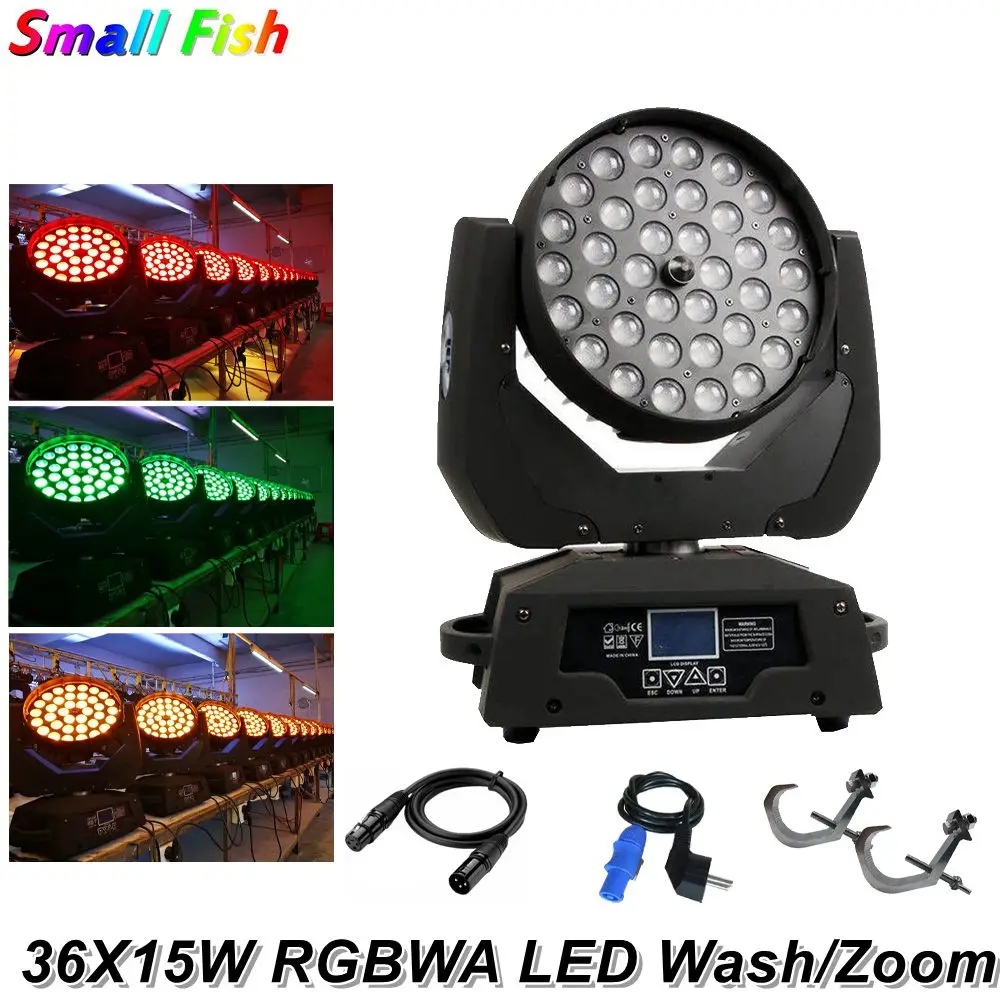 Free Shipping LED Wash Zoom Moving Head Light 36X15W RGBWA 5IN1 Touch Screen DMX 16 Channels Good For DJ Disco Party Bar Lights
Free Shipping LED Wash Zoom Moving Head Light 36X15W RGBWA 5IN1 Touch Screen DMX 16 Channels Good For DJ Disco Party Bar Lights