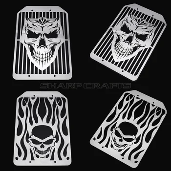 Motorcycle Accessories Steel Flame Skull Radiator Grill Cover Protector Water Tank Cooler Cap For KAWASAKI VULCAN VN 1500 1700
Motorcycle Accessories Steel Flame Skull Radiator Grill Cover Protector Water Tank Cooler Cap For KAWASAKI VULCAN VN 1500 1700