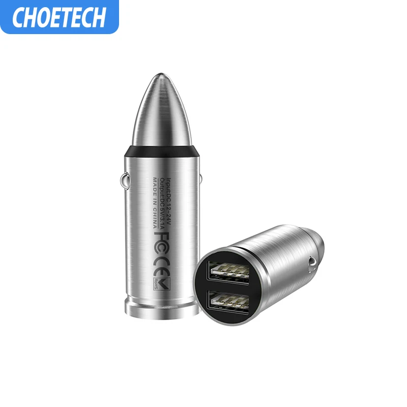 CHOETECH 5V/3.1A Dual USB Fast Car Charger For Xiaomi mi 9 Huawei USB PD Fast Charger for iPhone Samsung Tablet Car-Charger
CHOETECH 5V/3.1A Dual USB Fast Car Charger For Xiaomi mi 9 Huawei USB PD Fast Charger for iPhone Samsung Tablet Car-Charger