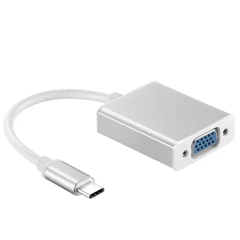 Type-C TO VGA 1080P HD Converter USB-C Adaper line Computer notebook phone tablet connected to large TV screen Projector
Type-C TO VGA 1080P HD Converter USB-C Adaper line Computer notebook phone tablet connected to large TV screen Projector