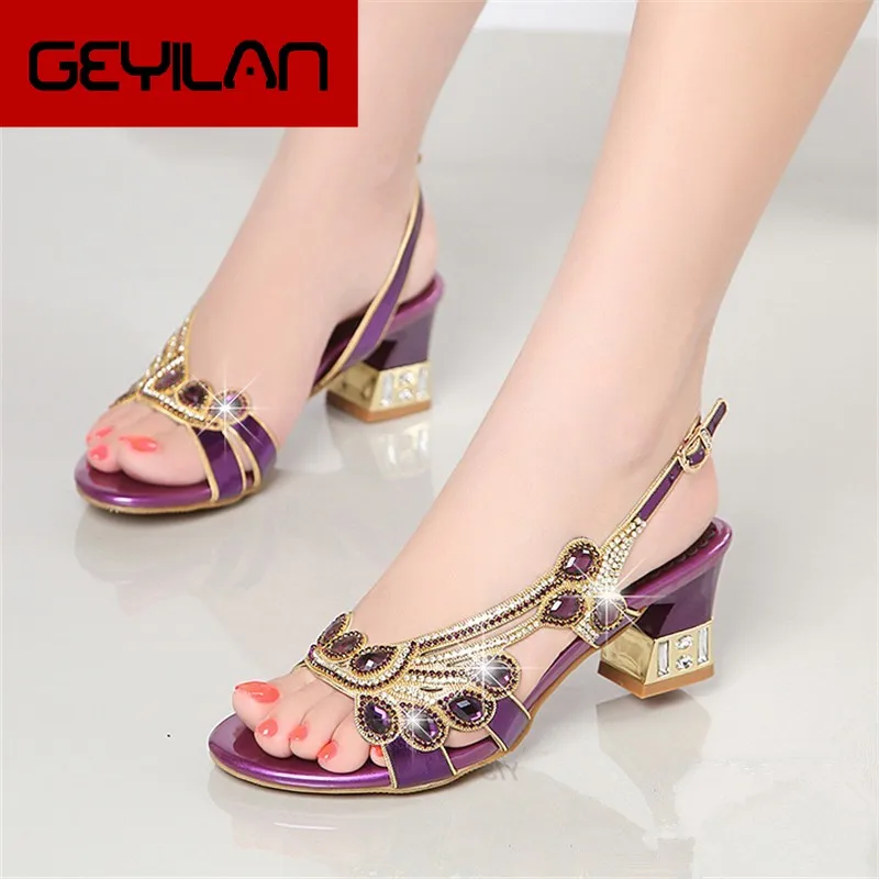 Genuine Leather Women Banquet Prom Party Shoes Summer Rhinestone Sandals Open Toe Chunky Heel Strappy Wedding Shoes XMX-A0037
Genuine Leather Women Banquet Prom Party Shoes Summer Rhinestone Sandals Open Toe Chunky Heel Strappy Wedding Shoes XMX-A0037