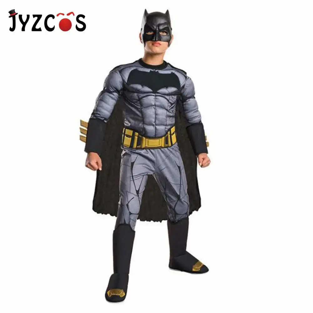 JYZCOS Kids Boys Muscle Batman Costumes With Mask Cloak Movie Character Superhero Cosplay Halloween Masquerade Evening Superman
JYZCOS Kids Boys Muscle Batman Costumes With Mask Cloak Movie Character Superhero Cosplay Halloween Masquerade Evening Superman