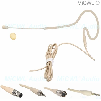 

Omnidirectional Single ear Headset Microphone for Shure ULX SLX Sennheiser ew100 G2 G3 G4 Audio-Technica AKG MiPro Condenser Mic