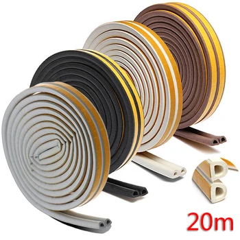 20m D-Type Self Adhesive Door Sealing Strips Tape Window epoxy resin tape Wind Waterproof Dustproof Sound Insulation Tools
20m D-Type Self Adhesive Door Sealing Strips Tape Window epoxy resin tape Wind Waterproof Dustproof Sound Insulation Tools