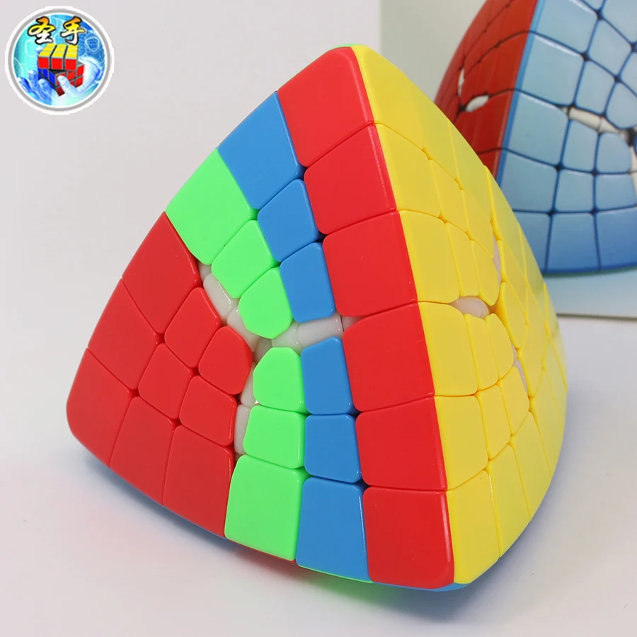 

Sengso Magic Tower 6x6 4x4 Mastermorphix ShengShou Tetrahedron Puzzle 4 Face Color Super Magico Cubo Professional Logic Toy Game