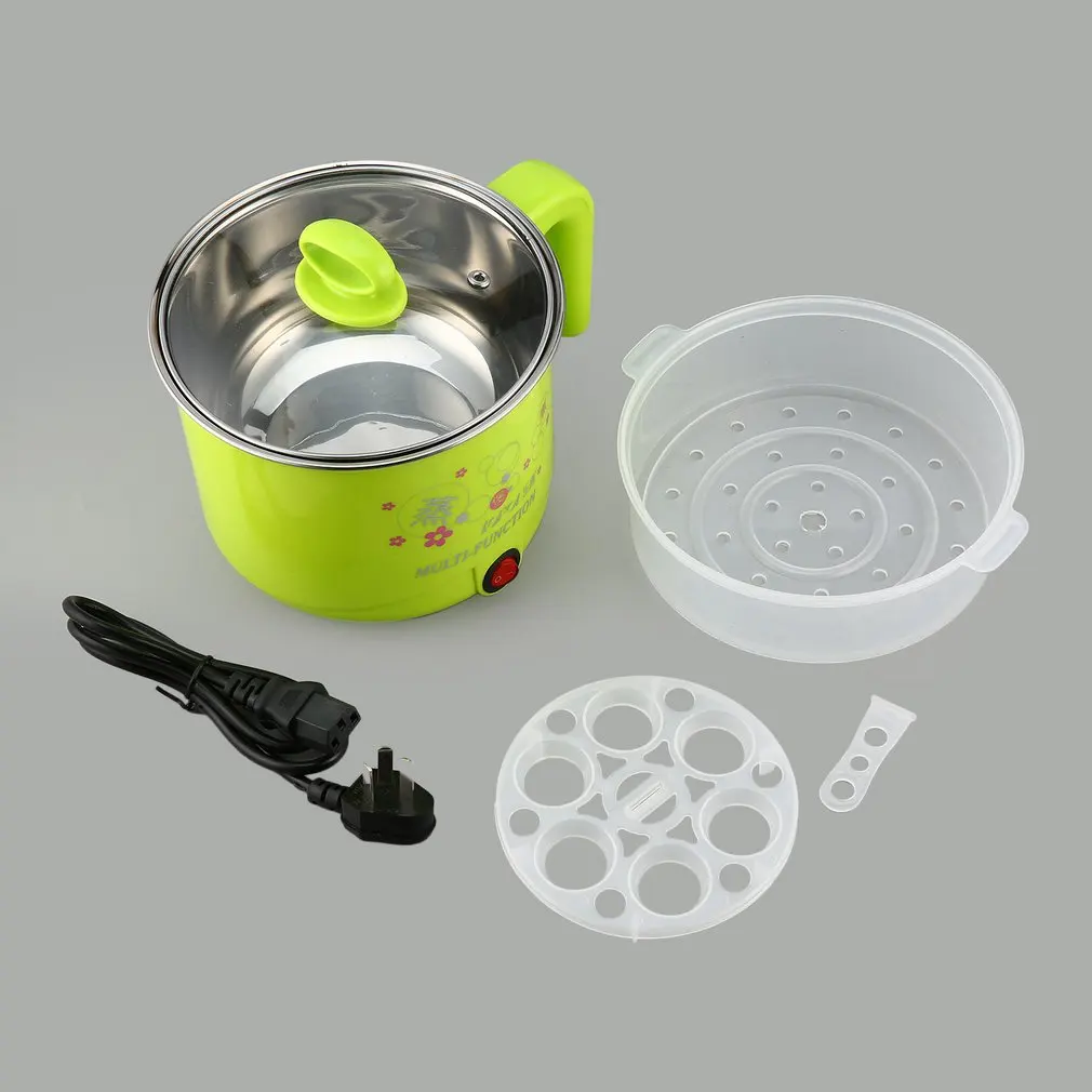 450W 1.8L Multifunction Stainless Steel Electric Cooker with Steamer Hot Pot Noodles Pots Rice Cooker Steamed Eggs Pan Soup Pots
450W 1.8L Multifunction Stainless Steel Electric Cooker with Steamer Hot Pot Noodles Pots Rice Cooker Steamed Eggs Pan Soup Pots