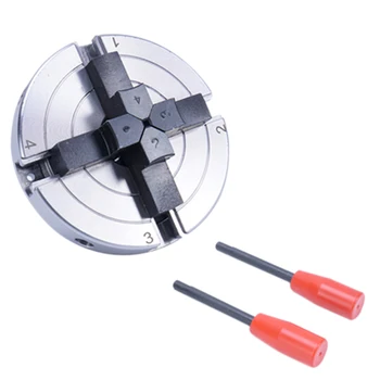 FUNN-4 Inch Lathe Chuck 100mm 4-Jaw Self Centering Chuck Wood Turning Chuck Mini Lathe Woodworking Chucks Machine Tool Accessori
FUNN-4 Inch Lathe Chuck 100mm 4-Jaw Self Centering Chuck Wood Turning Chuck Mini Lathe Woodworking Chucks Machine Tool Accessori