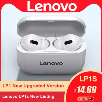 Lenovo LP1S TWS Bluetooth Earphone Sports Wireless Headset Stereo Earbuds HiFi Music With Mic LP1 S For Android IOS Smartphone 
Lenovo LP1S TWS Bluetooth Earphone Sports Wireless Headset Stereo Earbuds HiFi Music With Mic LP1 S For Android IOS Smartphone